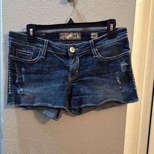 Blue Denim Women's Shorts